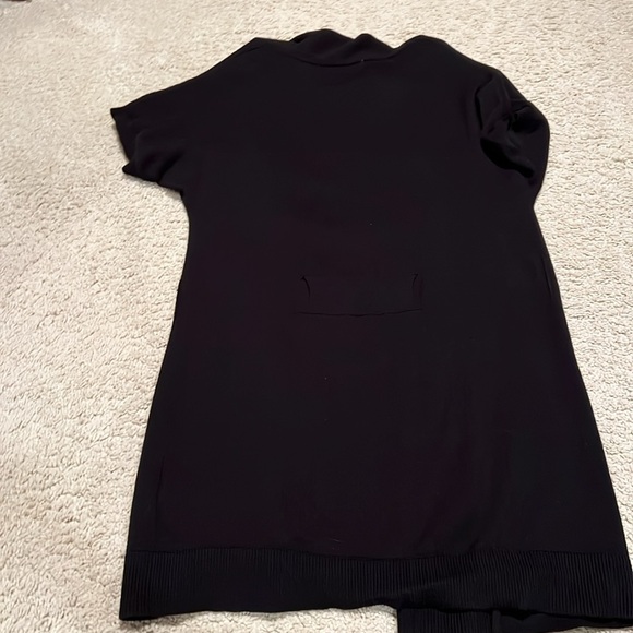 Michael by Michael Kors - Open Front Black Carnigan - Small - Picture 3 of 6